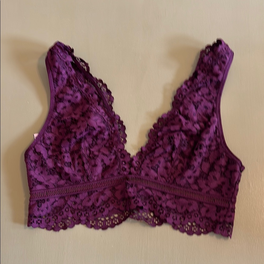 Victoria's Secret Purple Lace Bralette Intimates